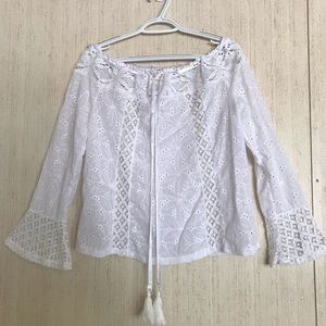 Embroidery Lace Top